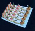 Assortiment des amuses- bouches de viandes